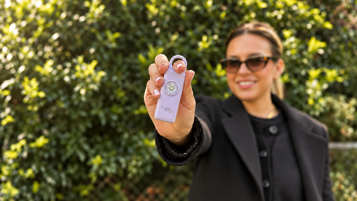Alarm Mate styled with everyday accessories
