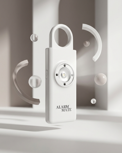 LUNA MATE personal alarm — styled product image