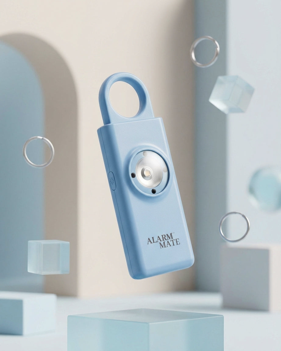 SKY MATE personal alarm — styled product image